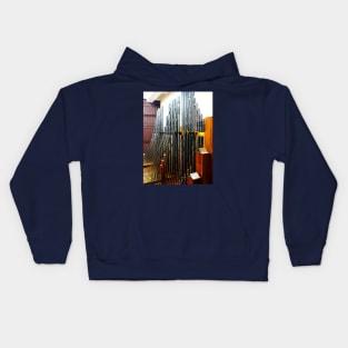 Pipe Organ Pipes Kids Hoodie